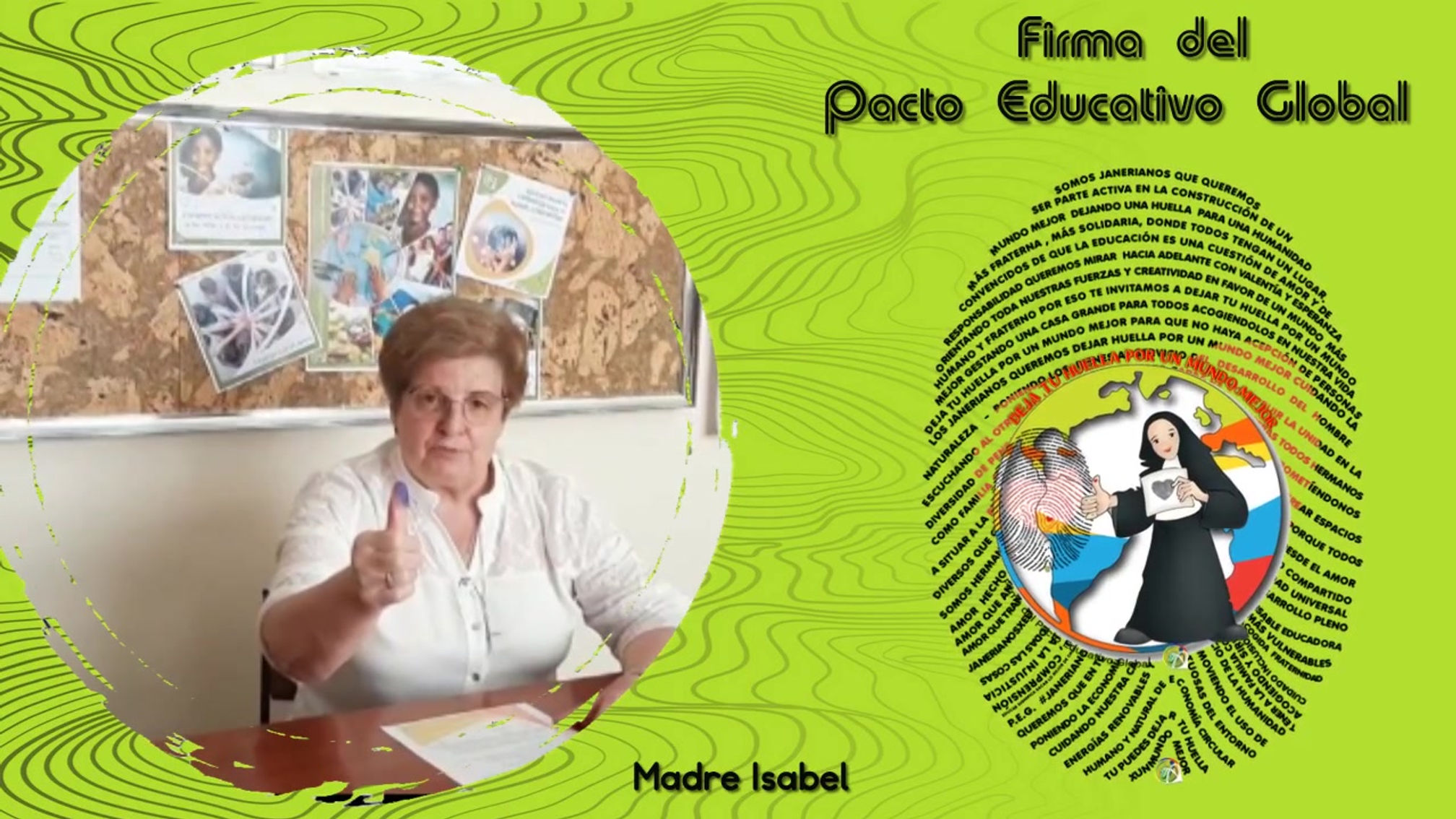 Adhesión madre Isabel